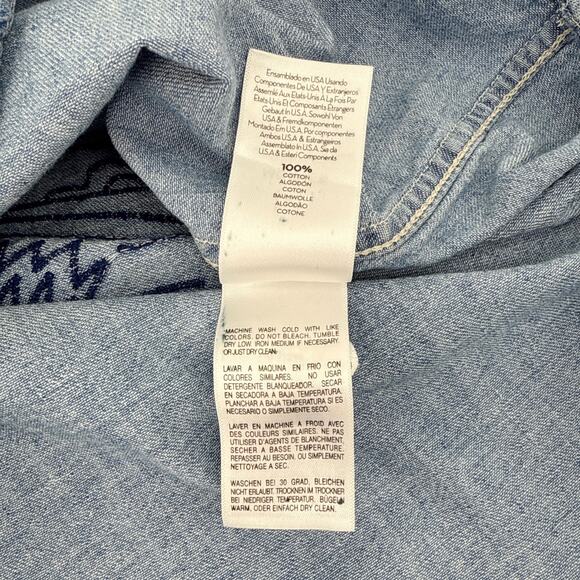 MOTHER The Honey Button-up Shirt in Take a Trip With Me M - Picture 8 of 12